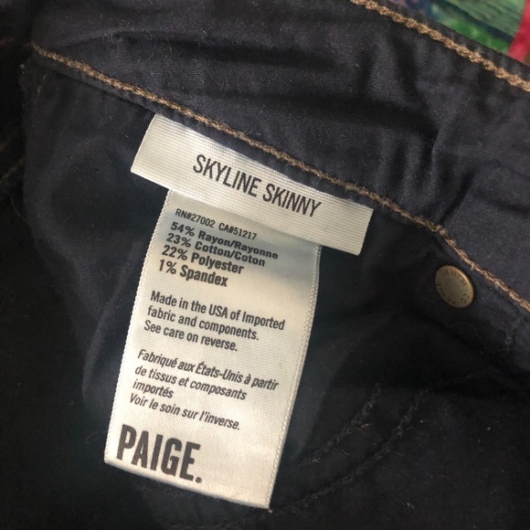 Paige Denim Skyline Skinny - 28 - Picture 3 of 5